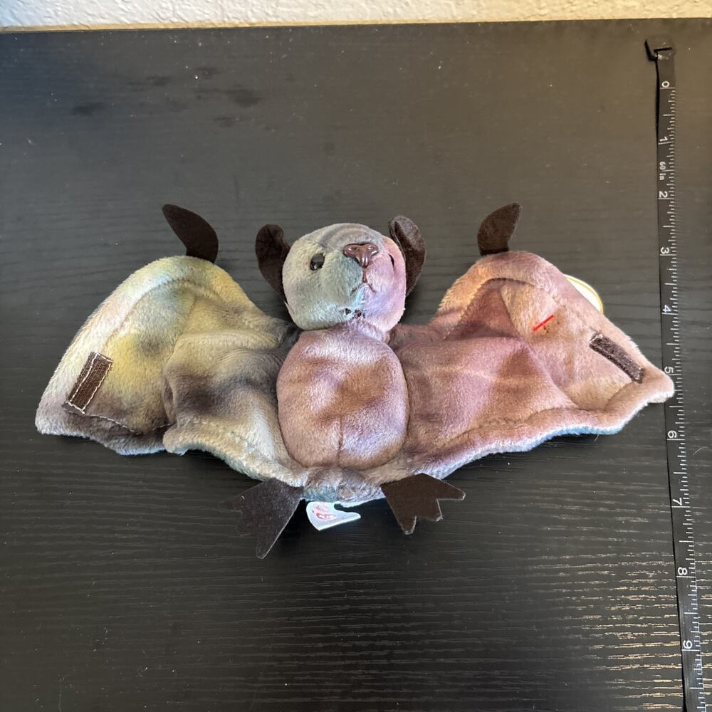 Ty “Batty” Brown the Bat Plush Toy - DOB October 29, 1996